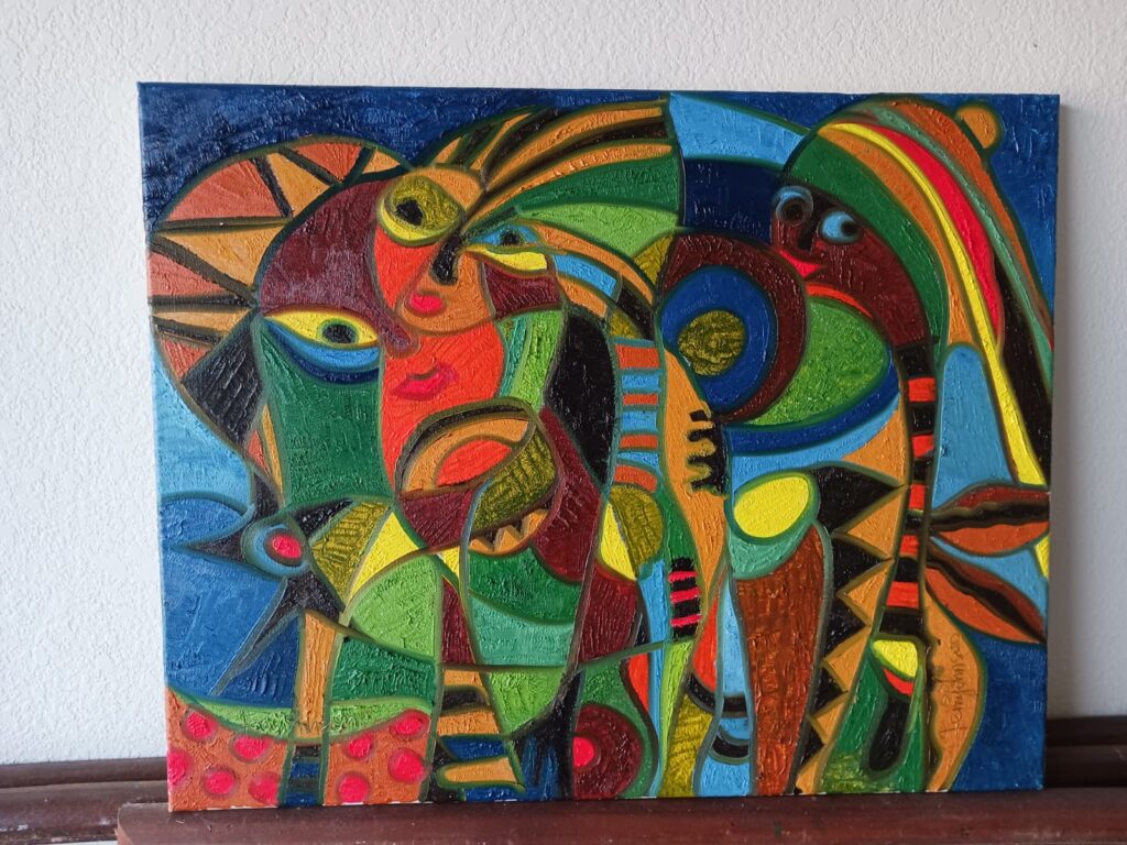 femi johnson oshogbo artist painting nigeria
